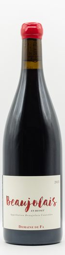 Domaine de Fa wine — bottle 3